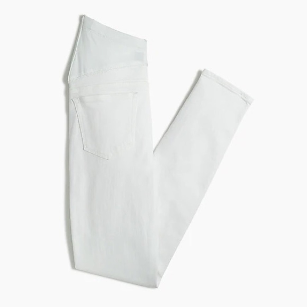JCrew Factory White maternity jean in signature stretch Womens 28 AW388